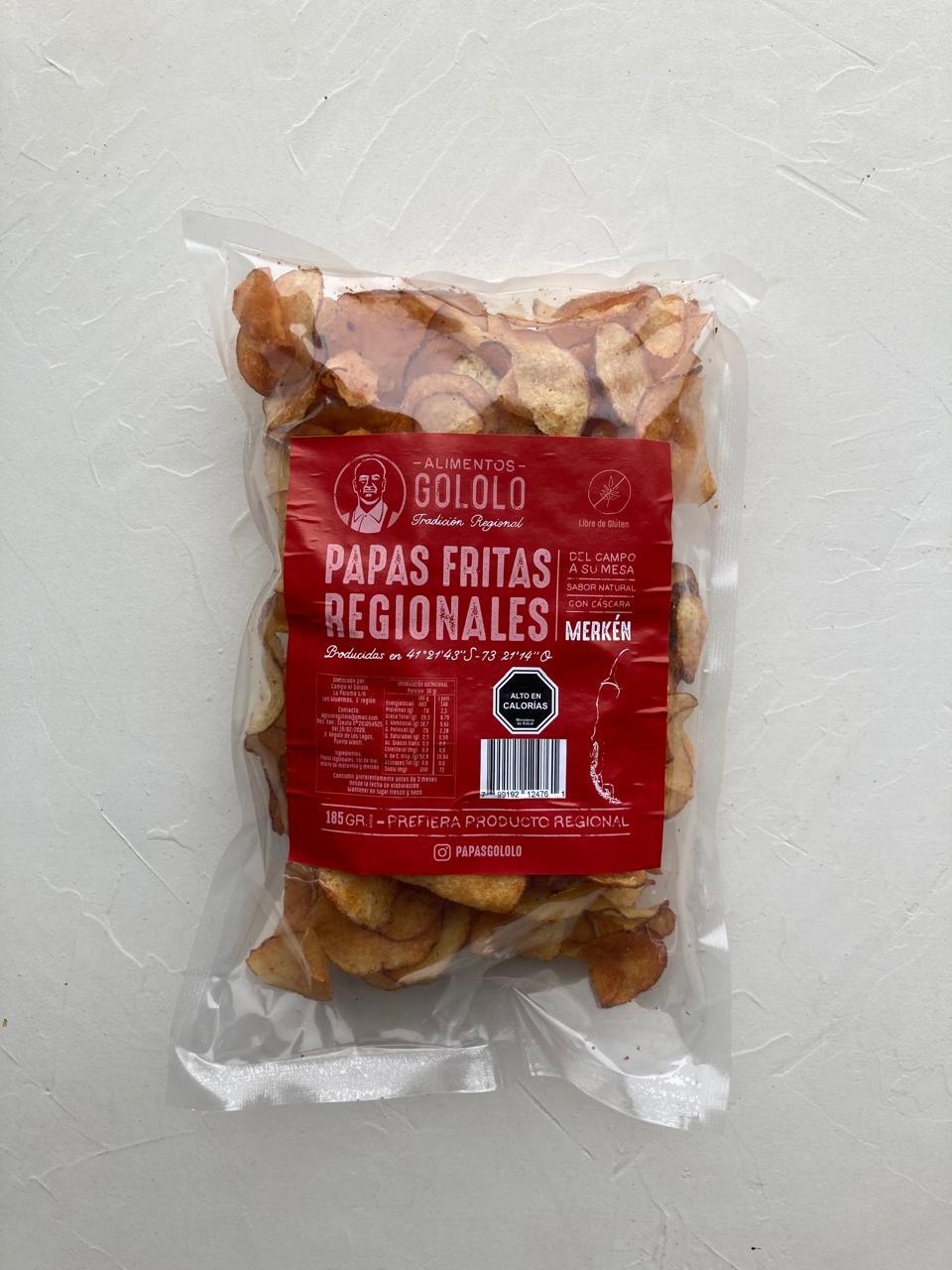 Papas Fritas Regionales con Merkén — Caja 15 unidades