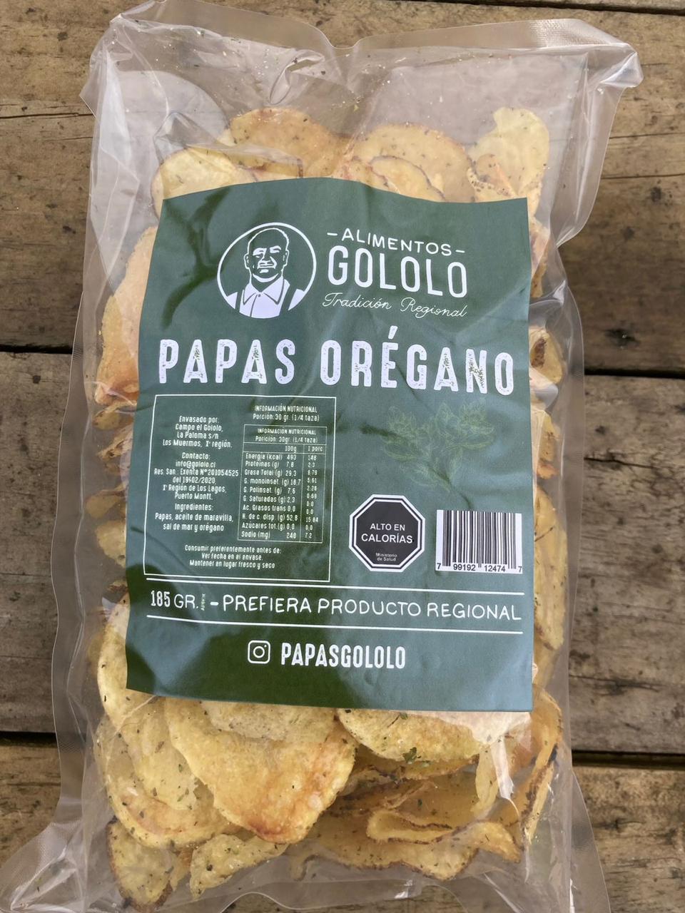 Papas Fritas Regionales con Orégano — Caja 15 unidades