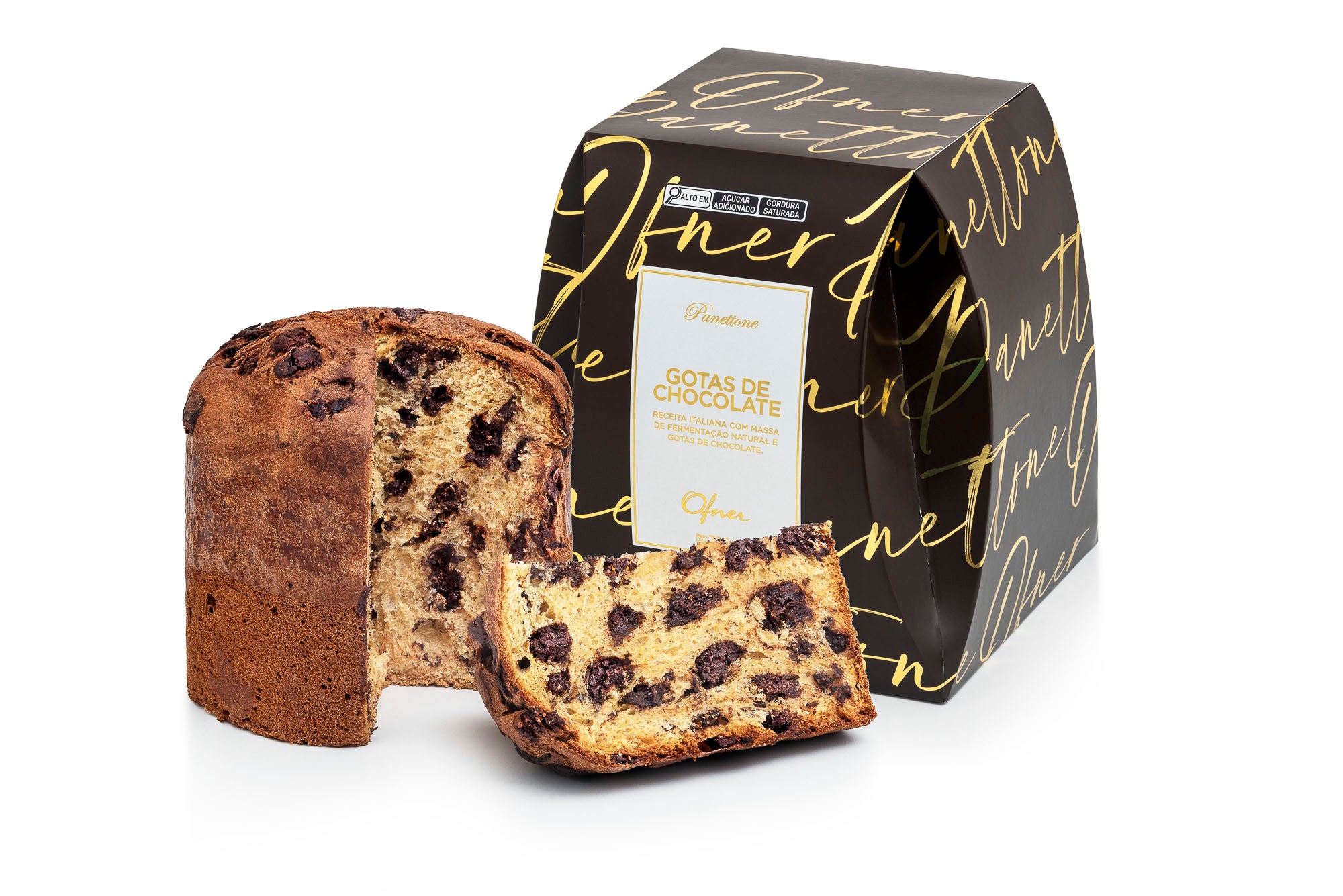 Panettone Ofner de 500 gramos con gotas de chocolate