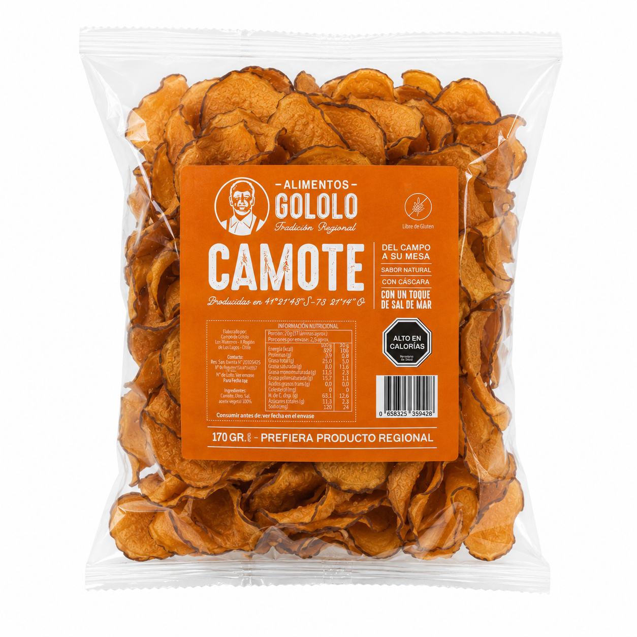 Camote frito Gololo