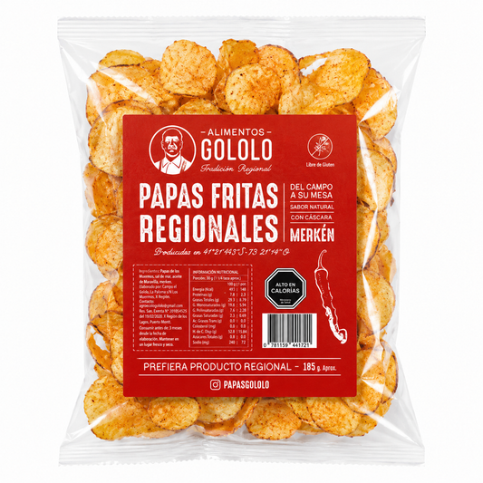 Papas Fritas Regionales con Merkén