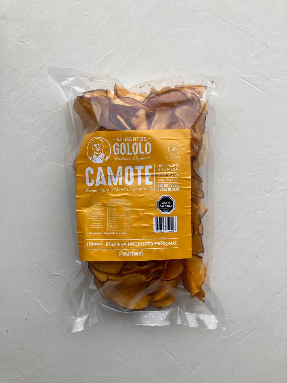 Camote Frito — Caja 15 unidades