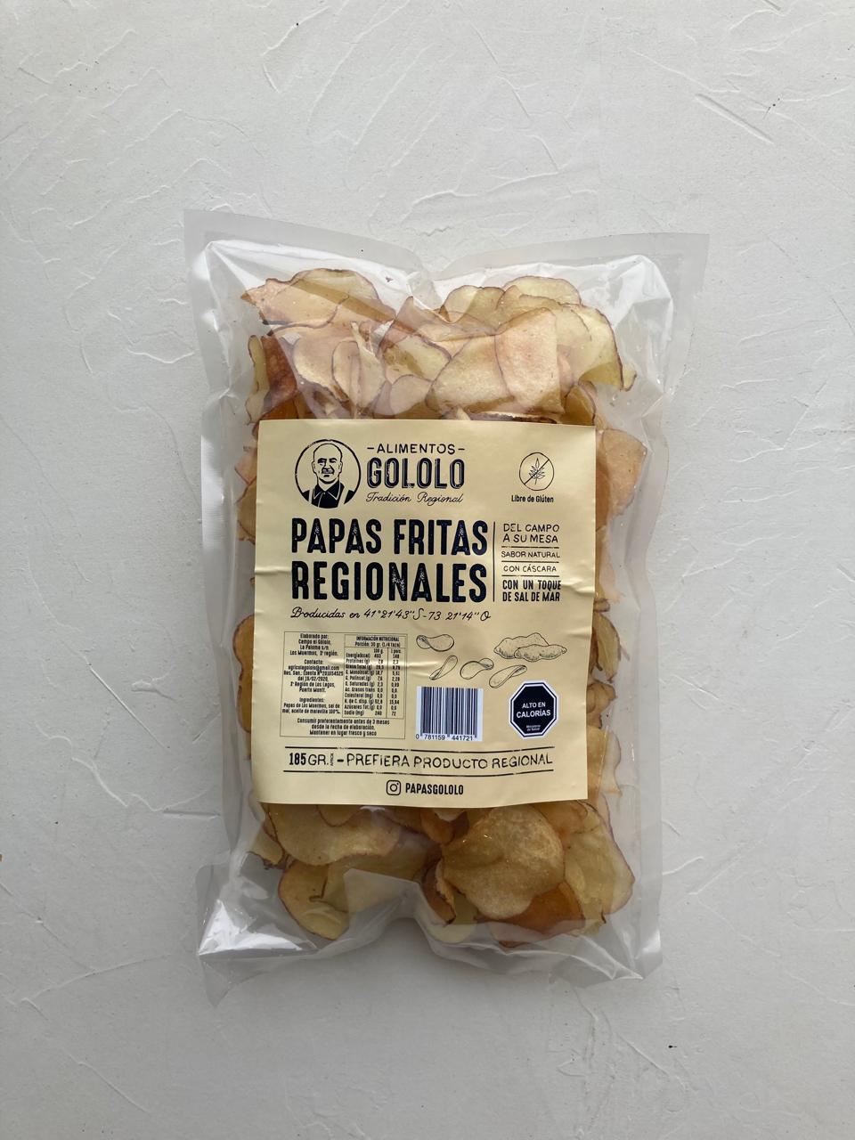 Papas Fritas Regionales — Caja 15 unidades