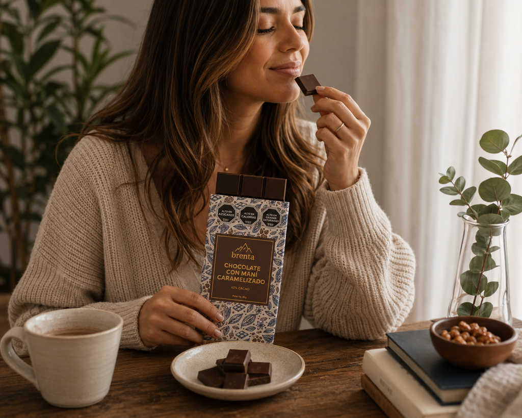 Chocolate con Mani Caramelizado 42% Cacao