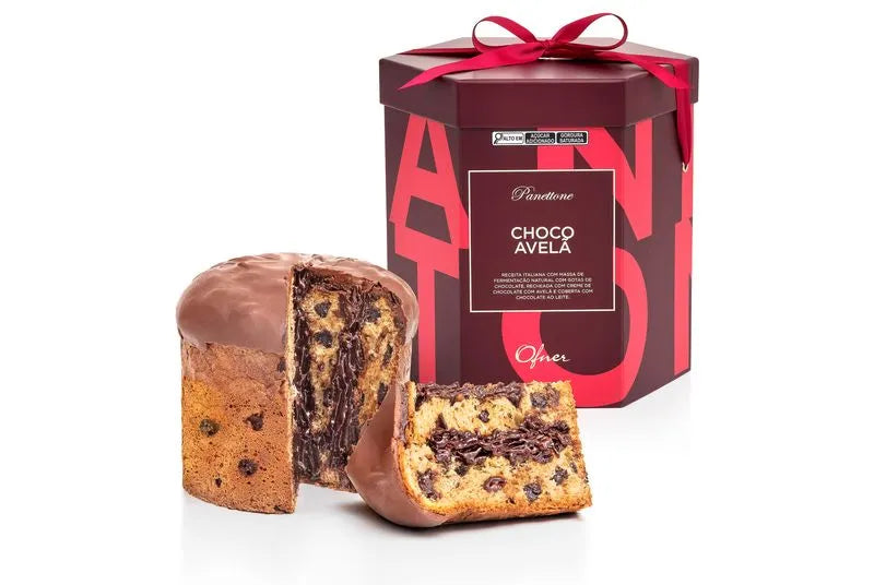 Panettone Ofner con crema de avellanas y chocolate, 1 kilo