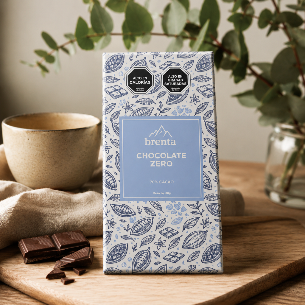 Chocolate Zero 70% cacao sin azúcar