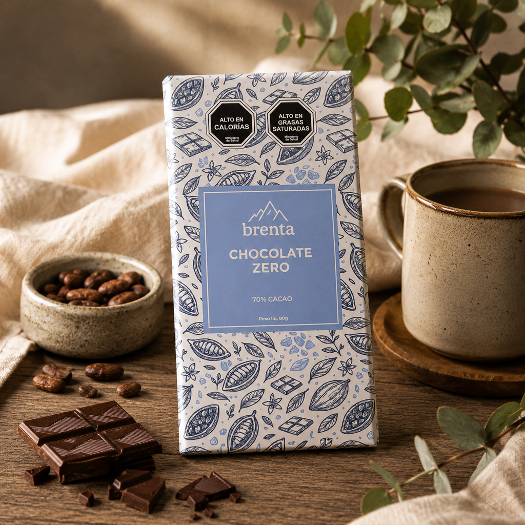 Chocolate Zero 70% cacao sin azúcar